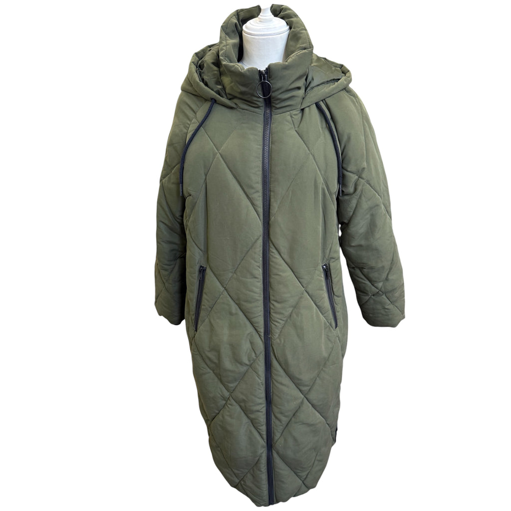 Pixie Girl padded hooded long coat