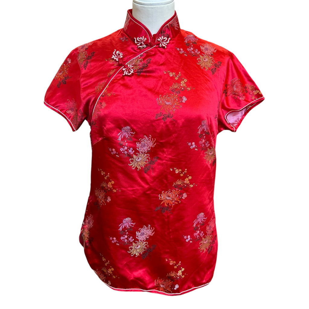 Vintage Chinese high neck top
