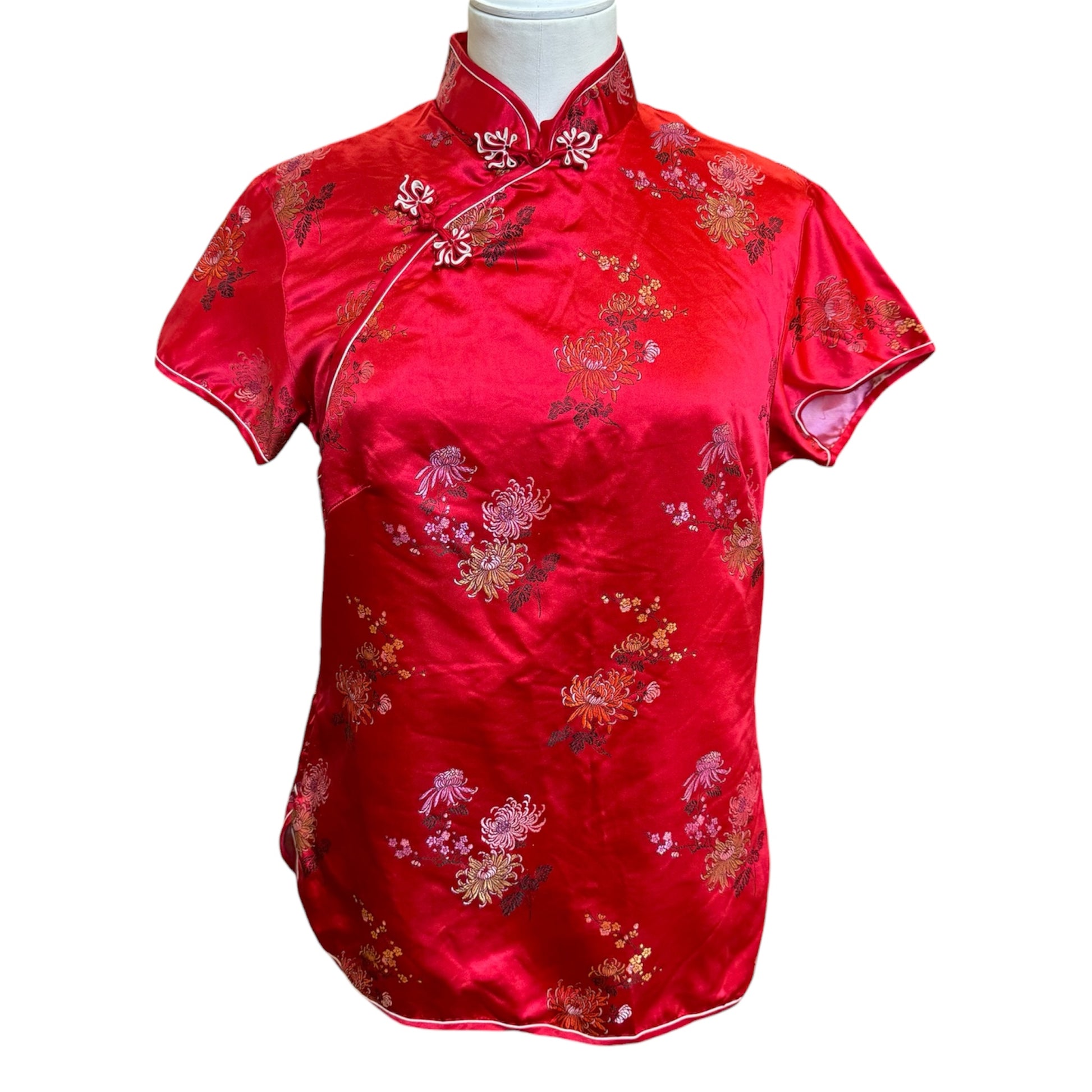 Vintage Chinese high neck top