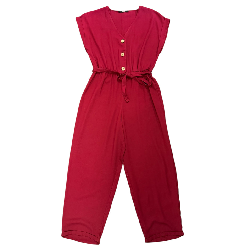 George sleeveless buttoned jumpsuit
