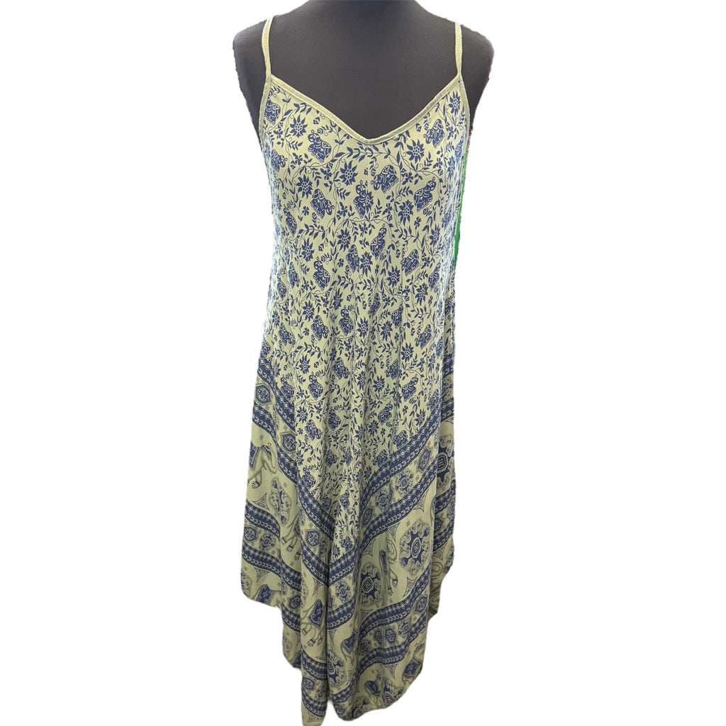 Elephant print loose fitting dress