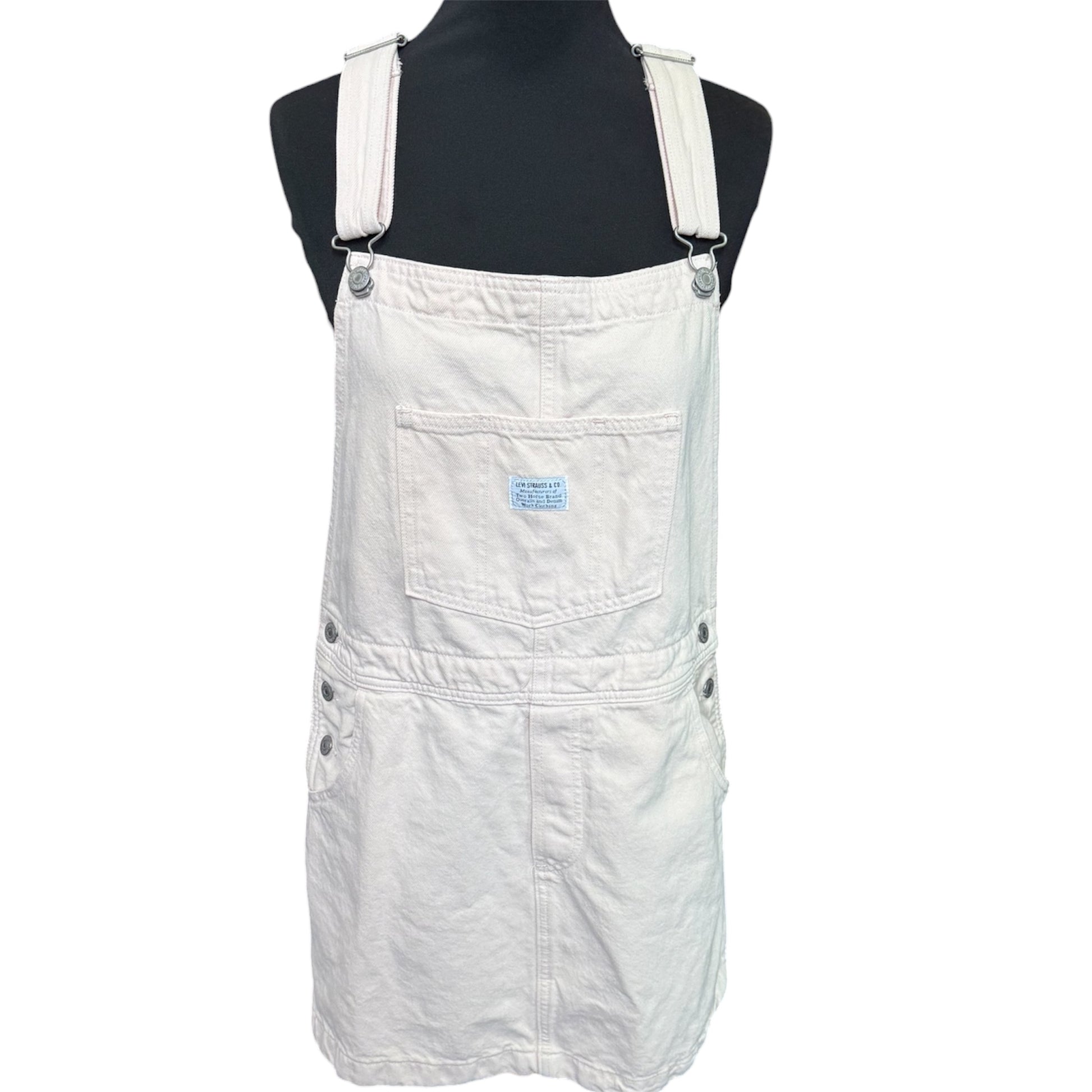 Levi’s pale pink dungaree dress