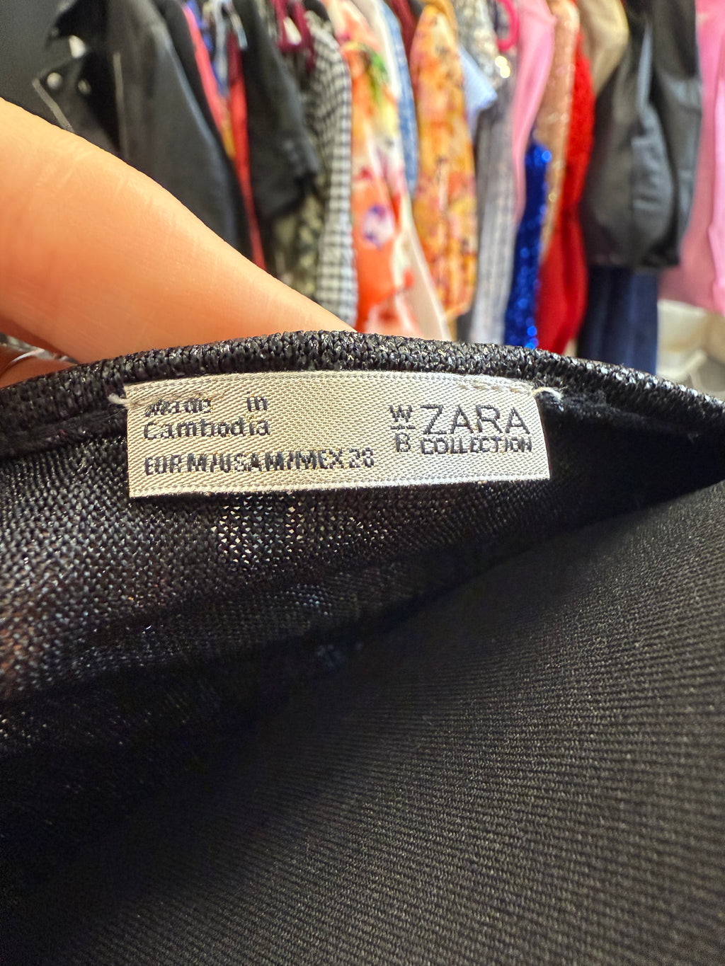 Zara long sleeved sparkle top
