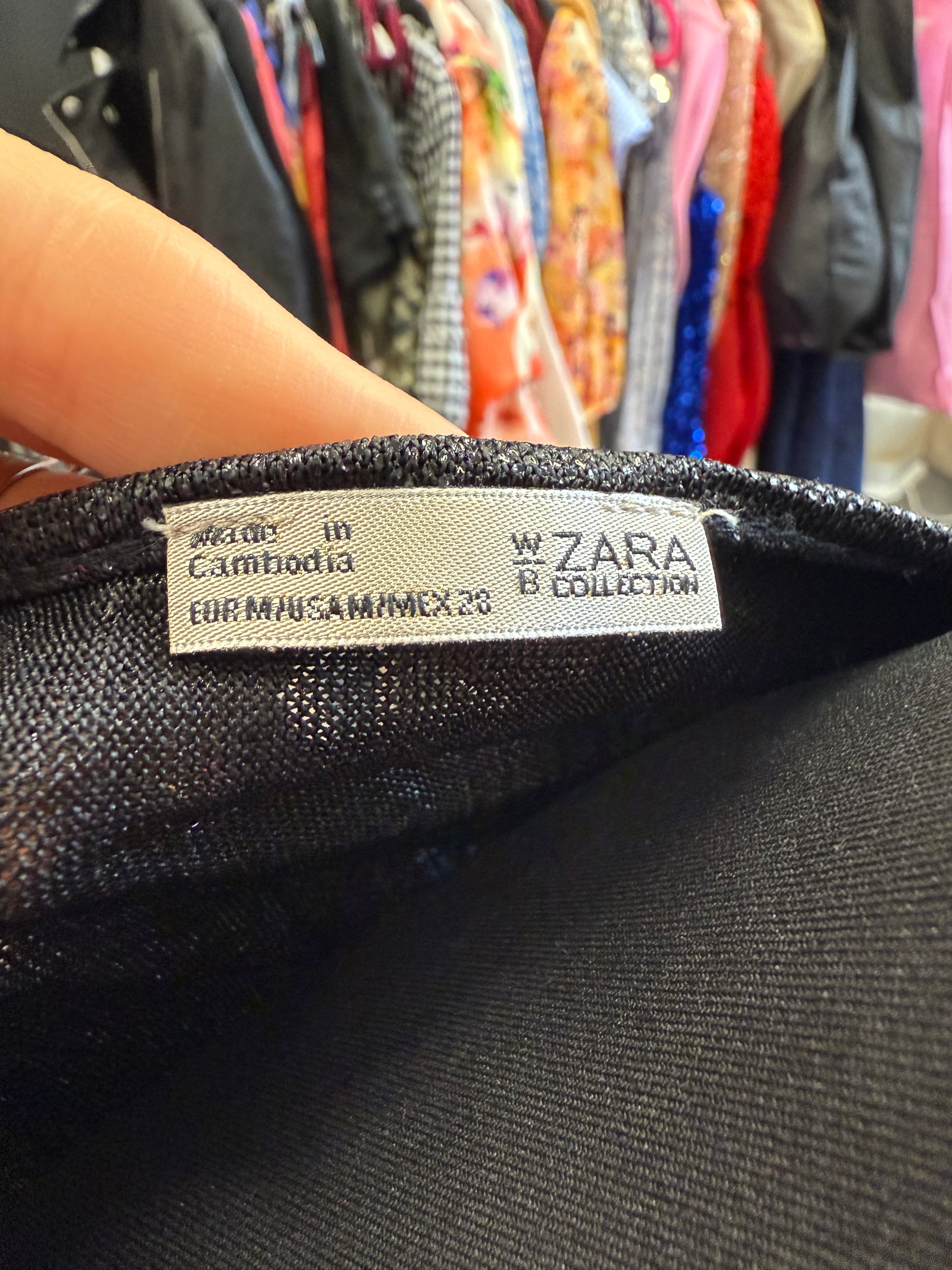 Zara long sleeved sparkle top