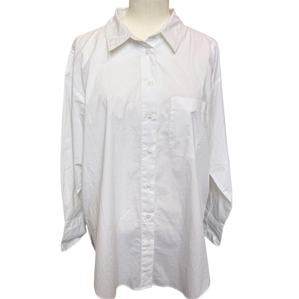 New Look white oversize shirt