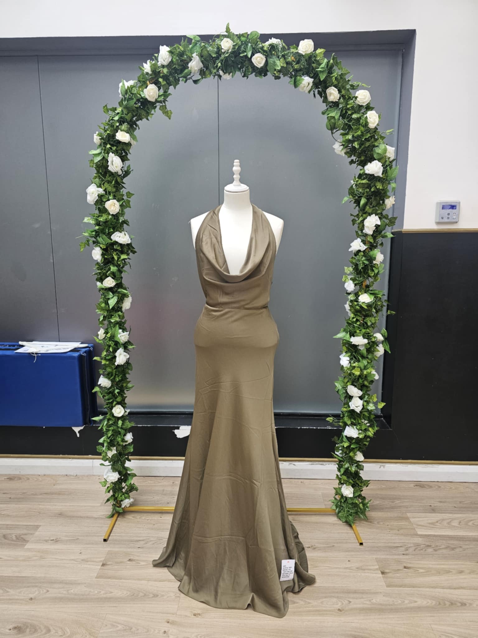 Olive Green scoop dress