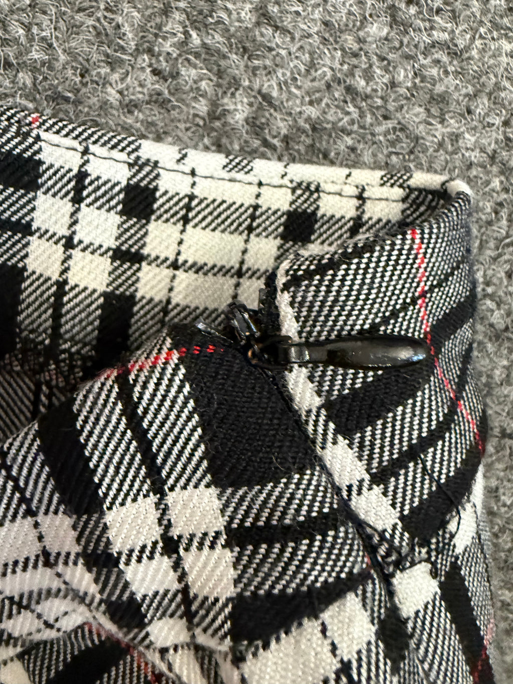 New Look tartan tapered trousers