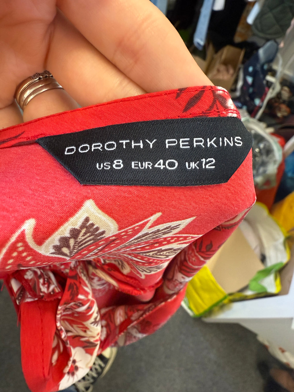 Dorothy Perkins red halter neck top