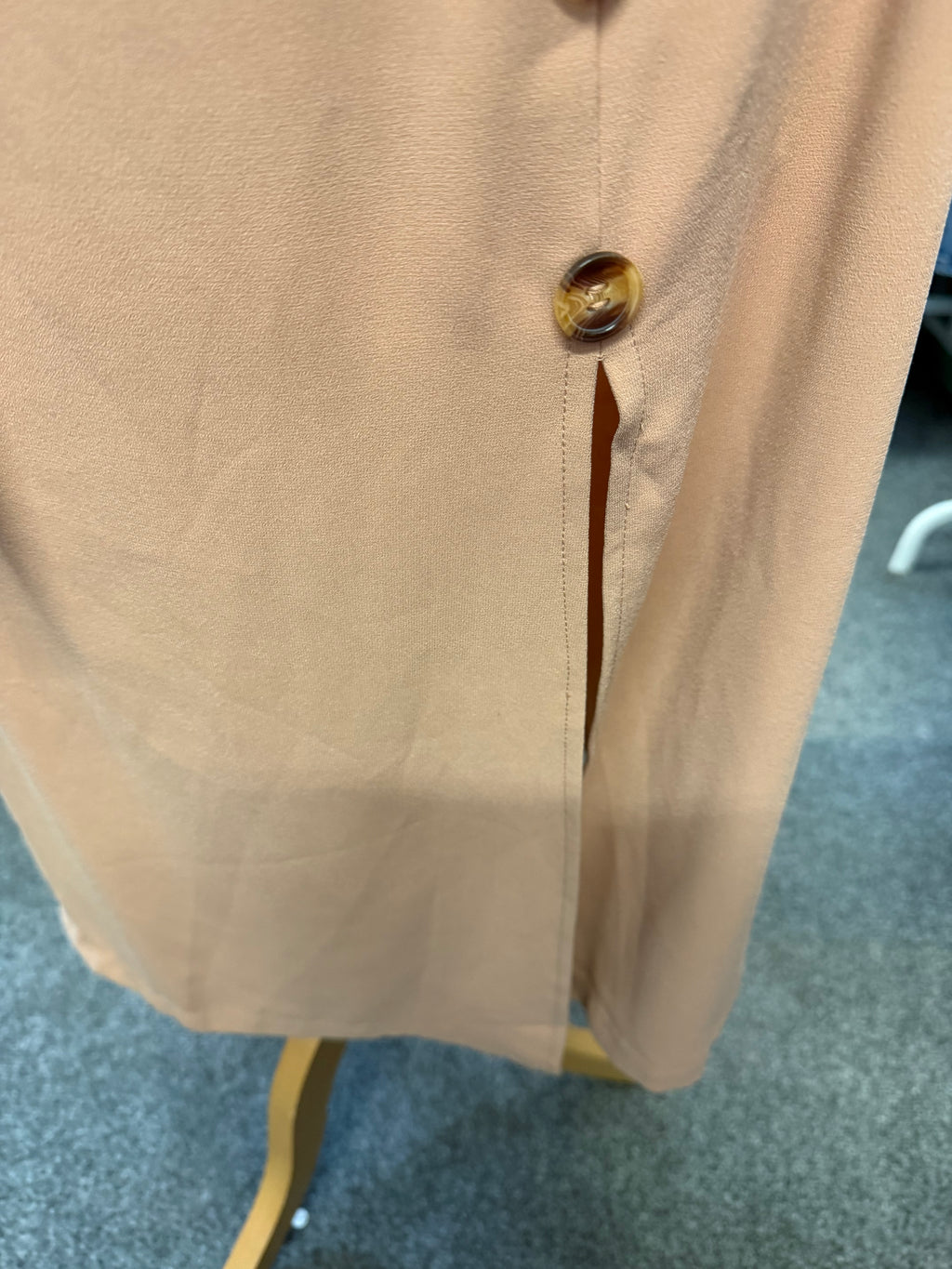 Boohoo button detail strappy midi dress