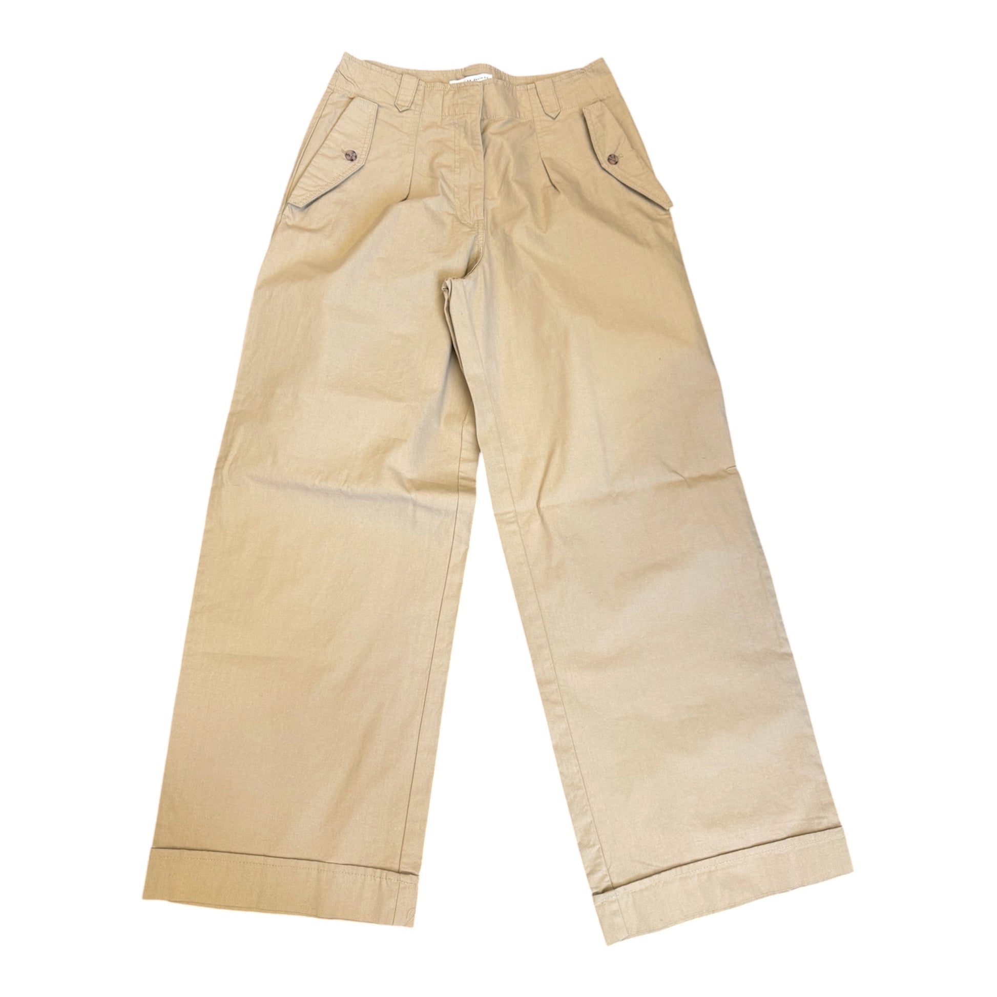 Primark beige wide leg cargo style trousers