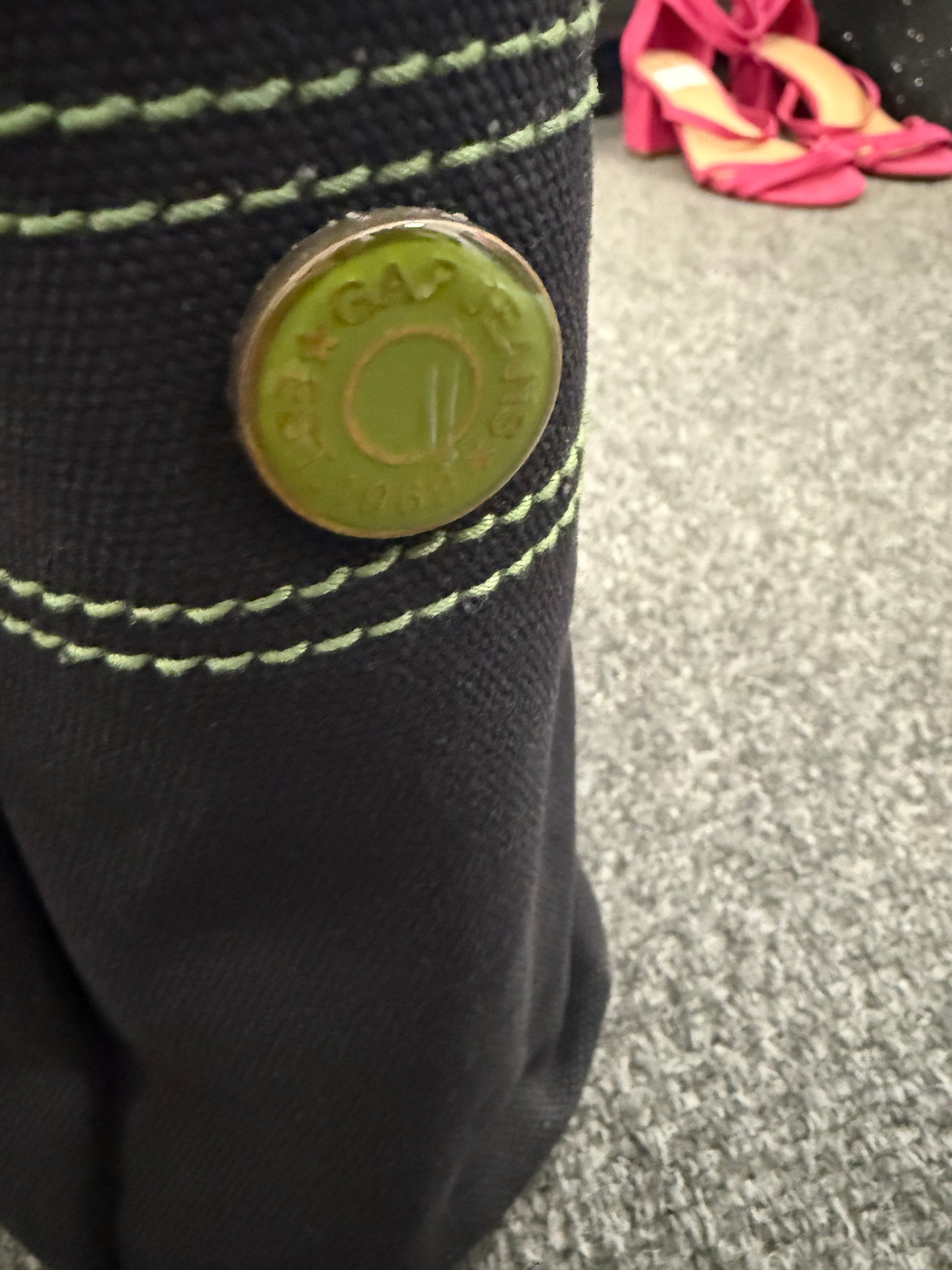 Gap large zip fastening shoulder bag