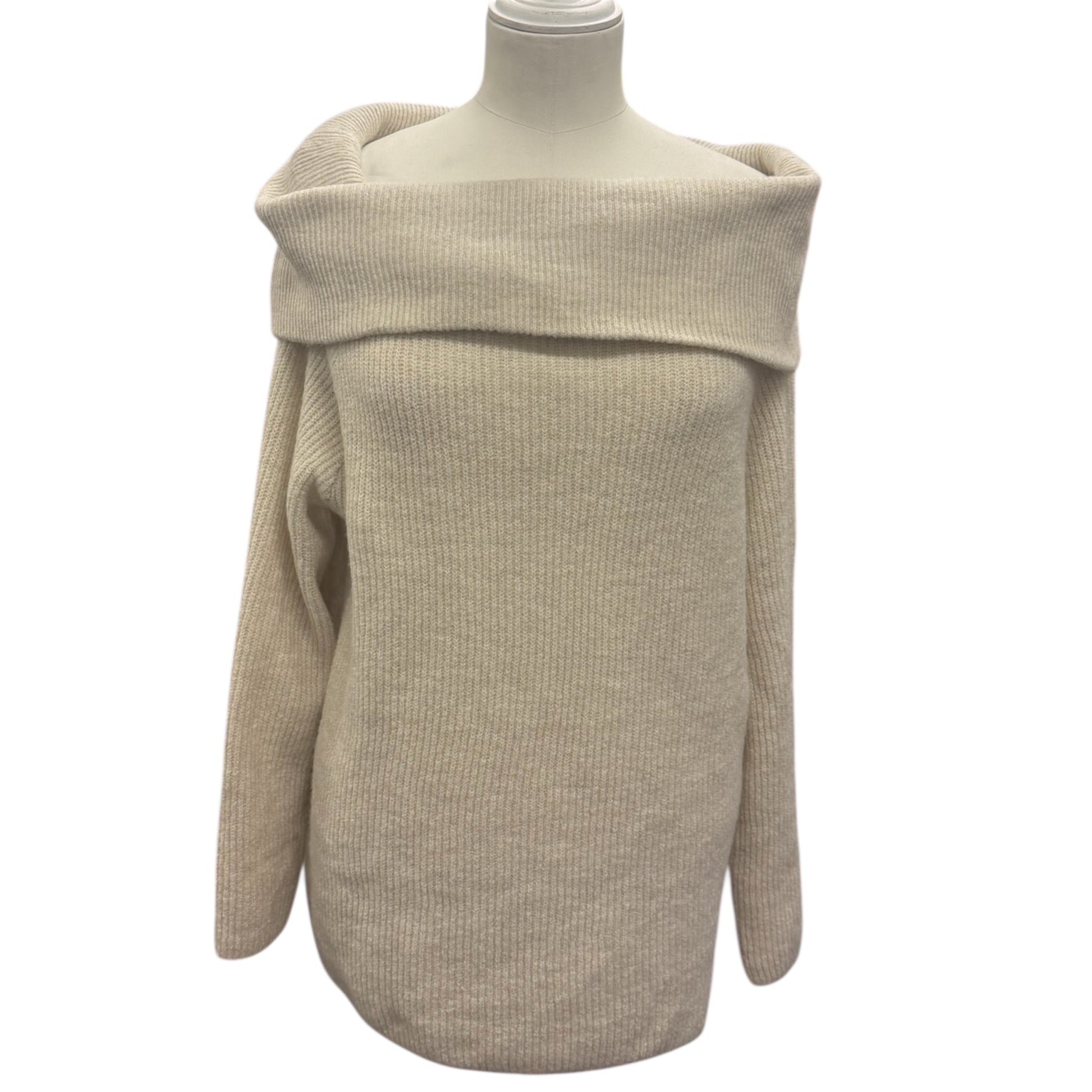 H&M off the shoulder cream jumper