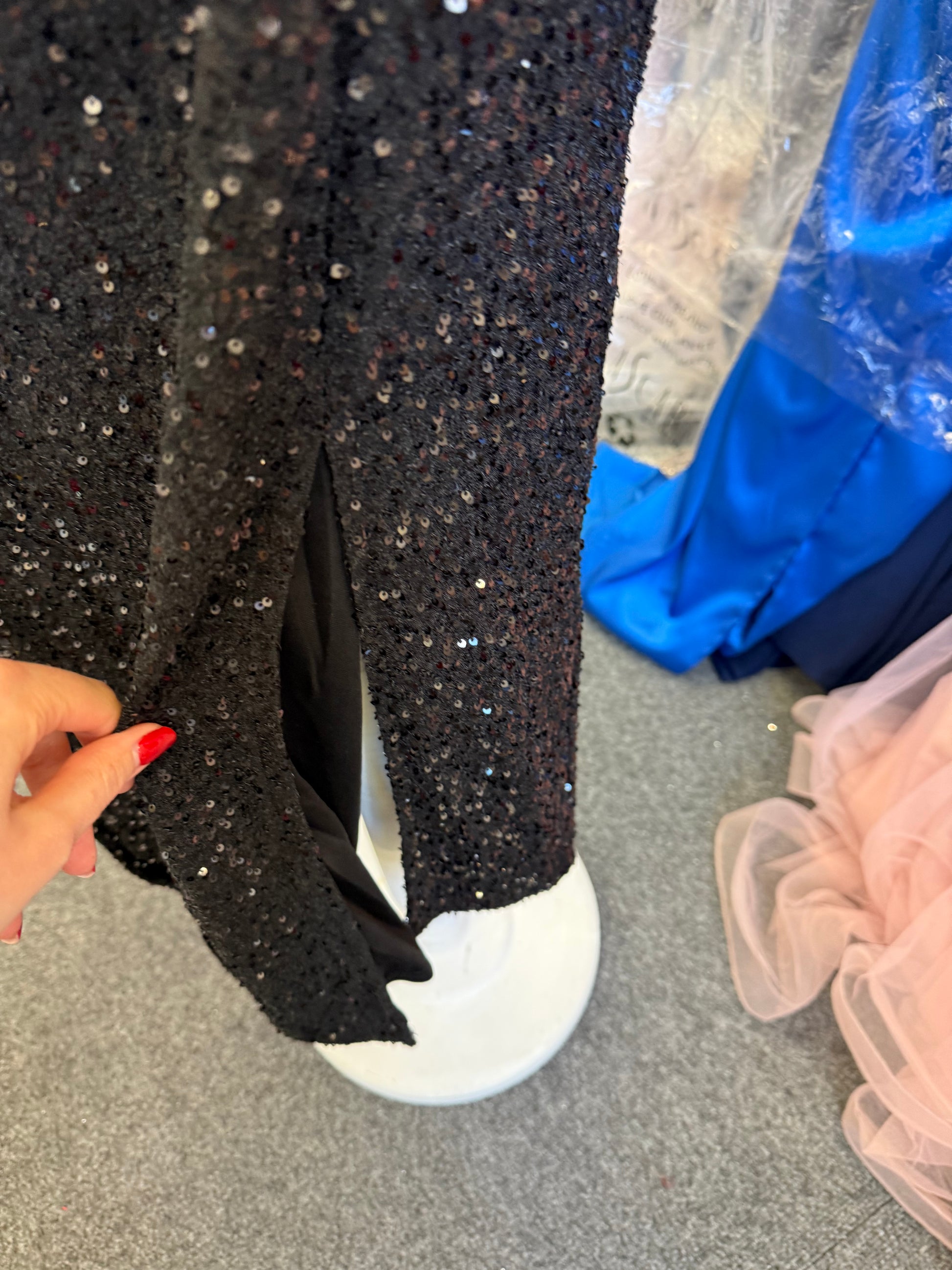 Friends Like These sequin midi skirt