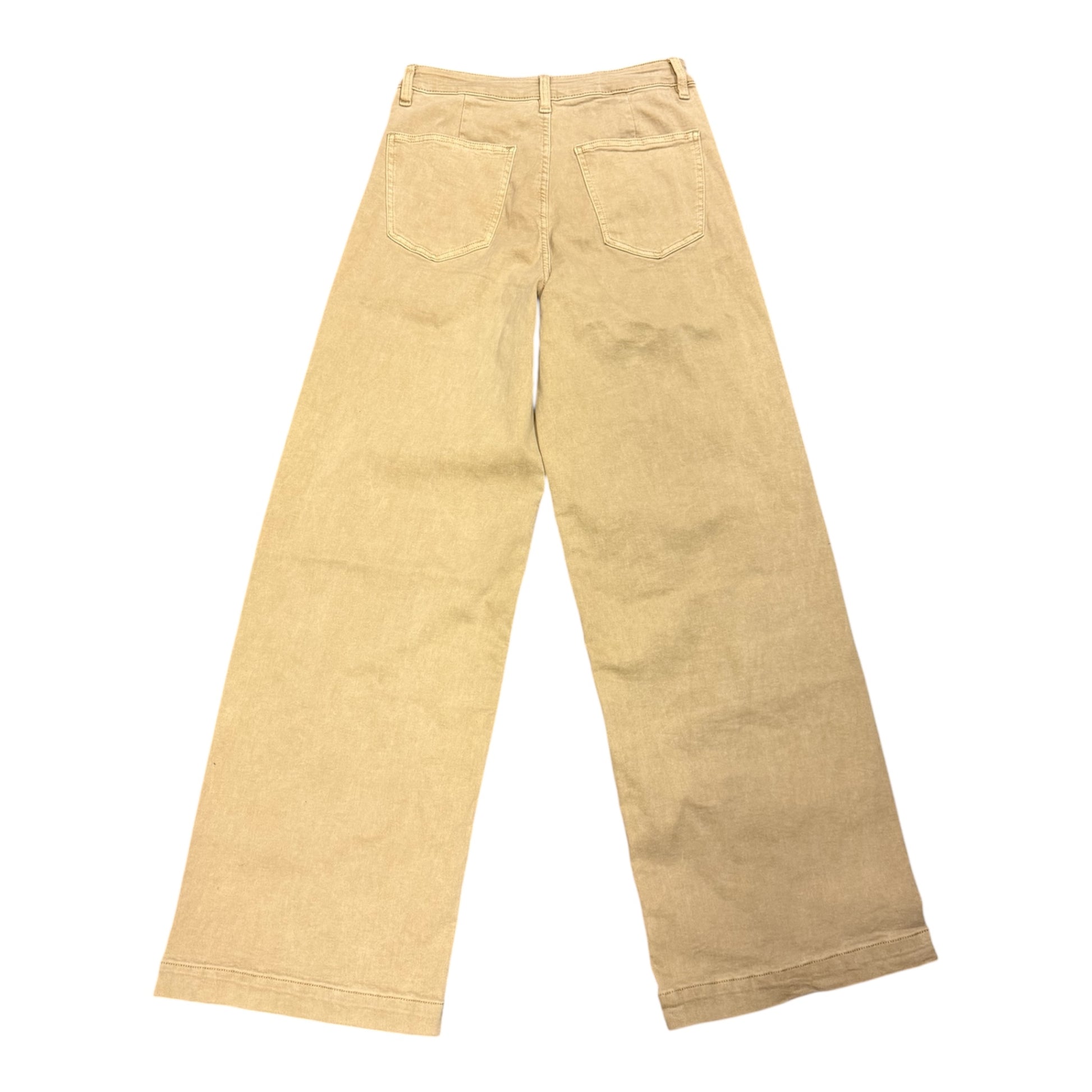 M&S wide leg beige jeans