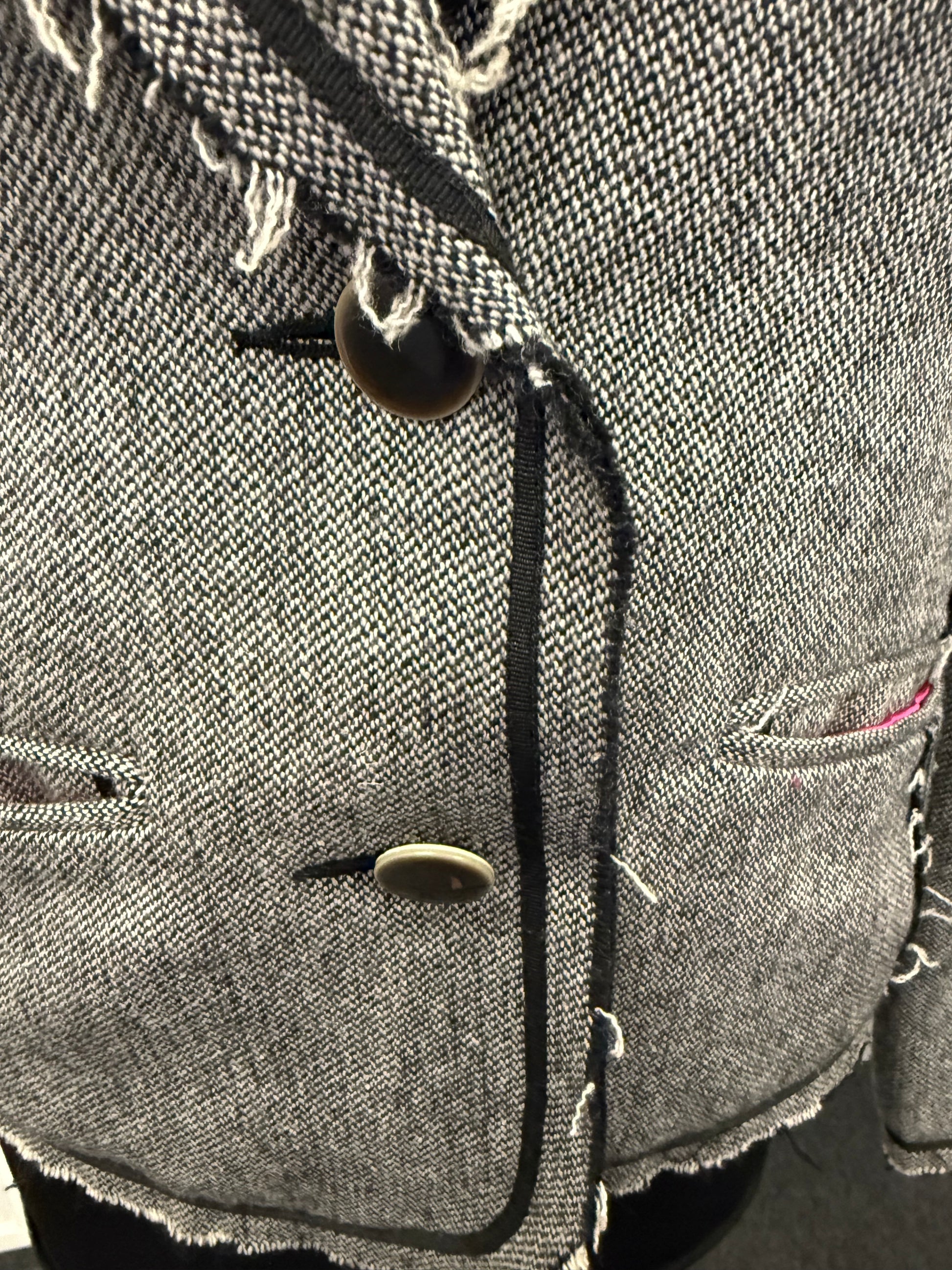 Coronet & Queens tweed diamanté detail jacket