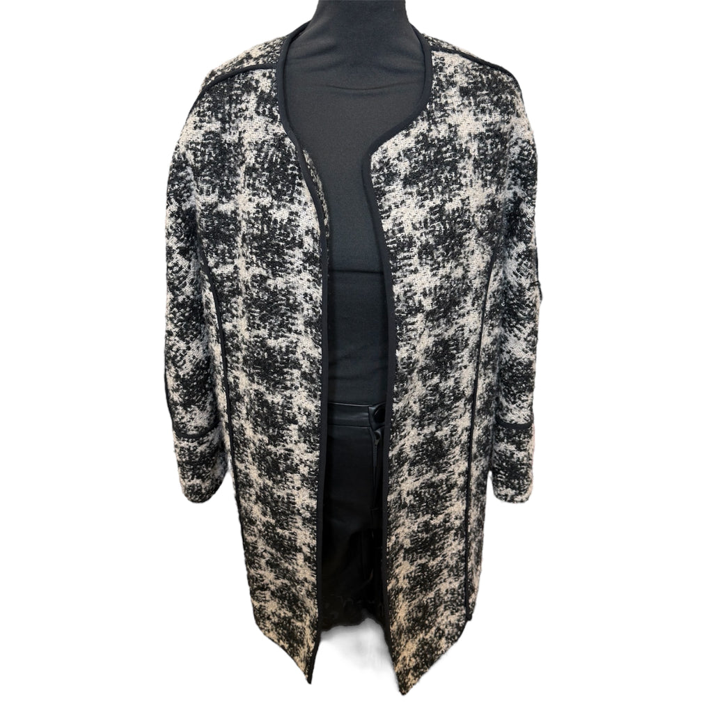 Autograph collarless longline jacket