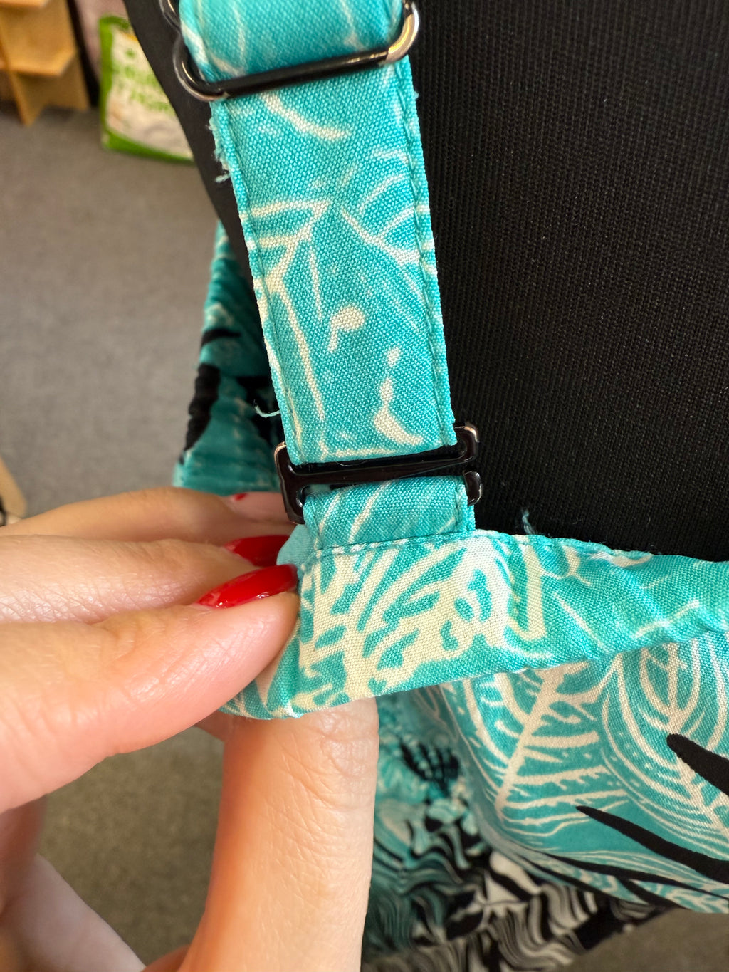 M&Co elastic waist pattern maxi dress