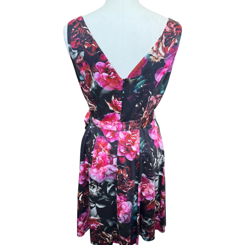 Phase Eight floral belted sleeveless occasion dress