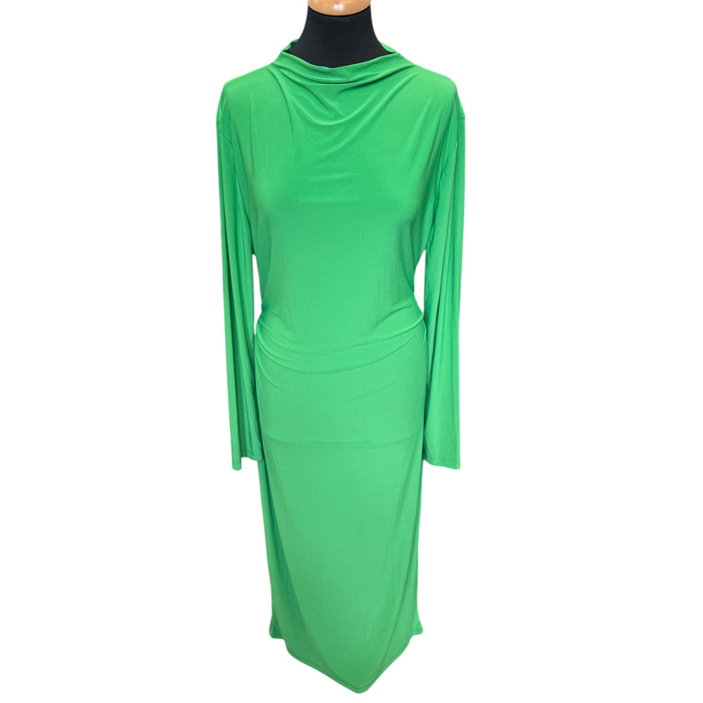 Dorothy Perkins high neck long  sleeve maxi fitted dress