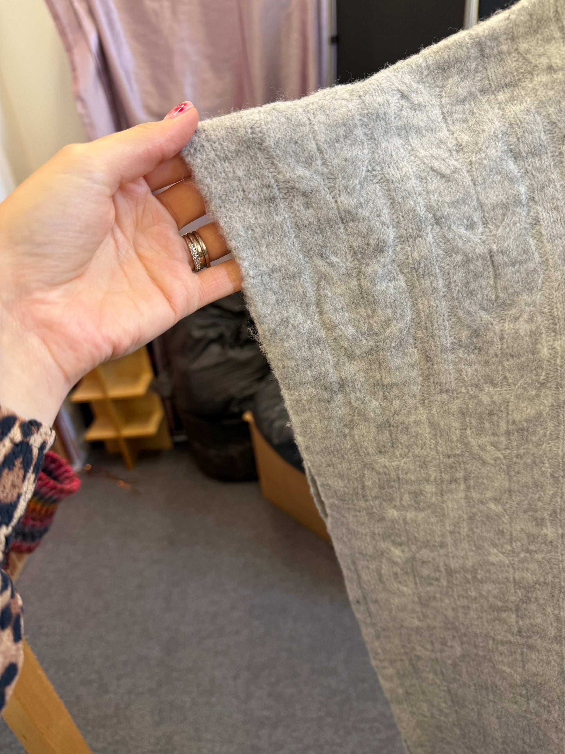 F&F cable knit oversize tank top