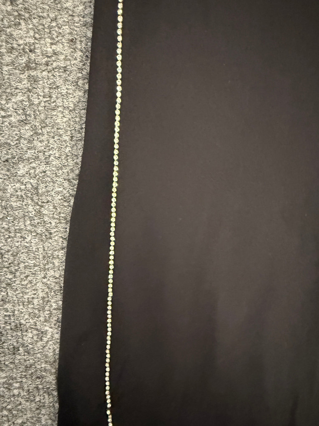 Topshop diamanté detail wide leg trousers