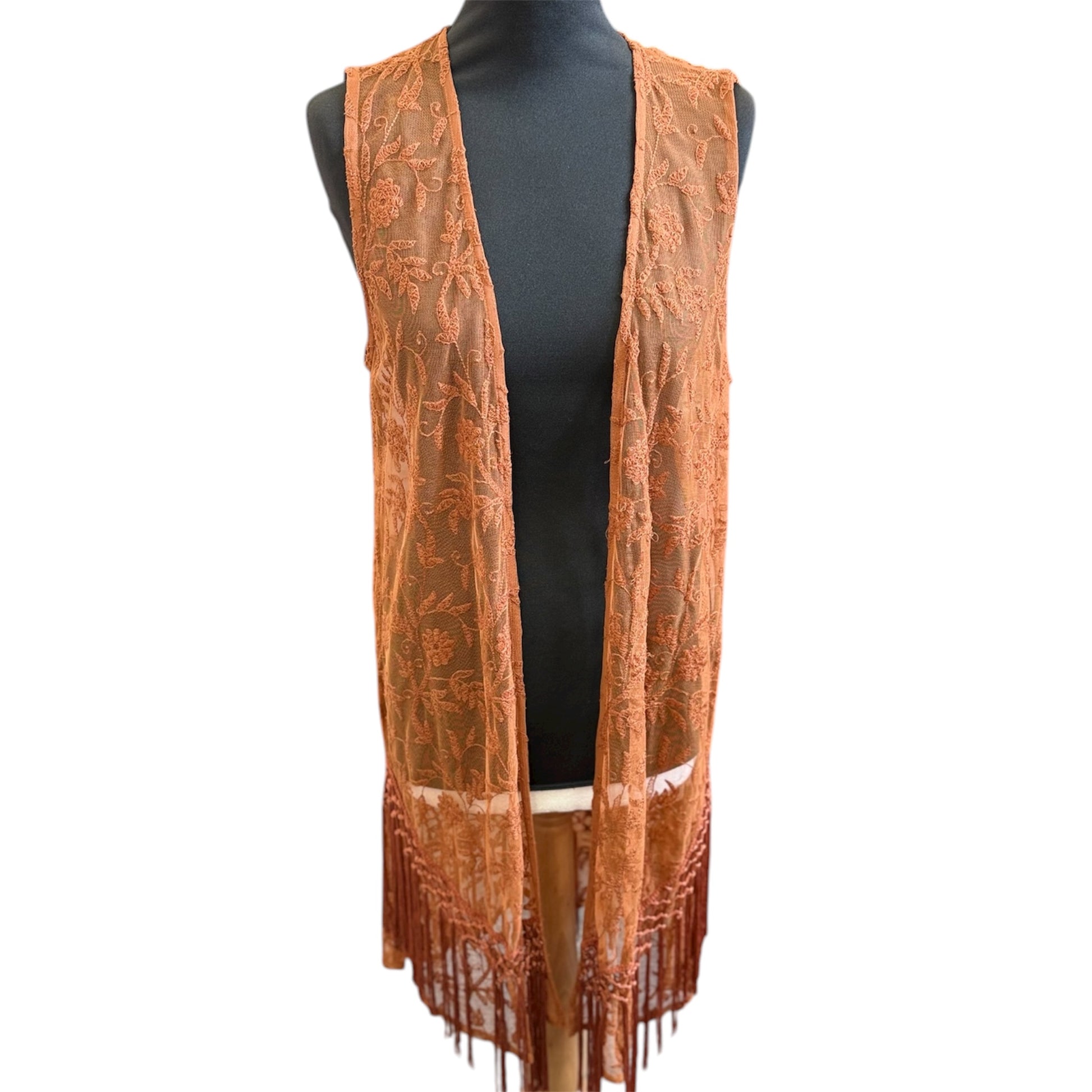F&F long line tassel waistcoat