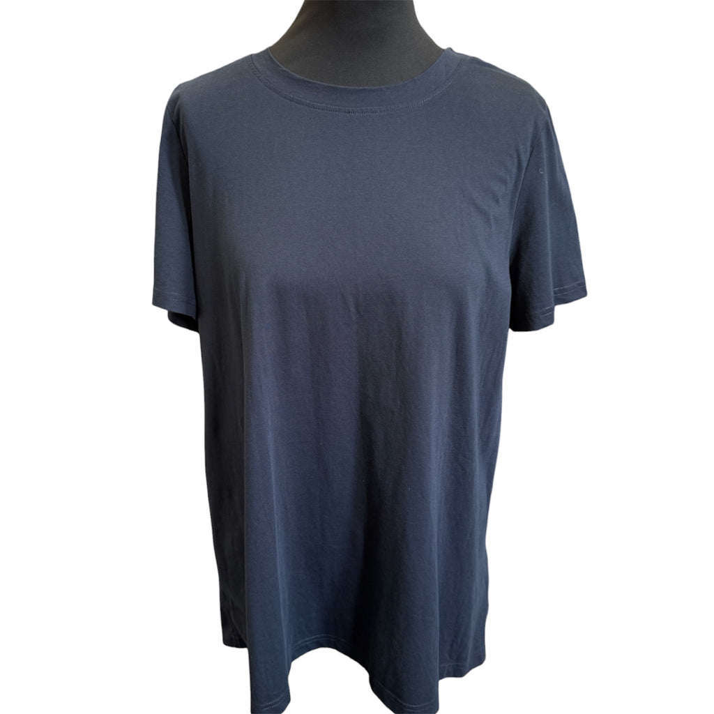 COS black pleat back t-shirt