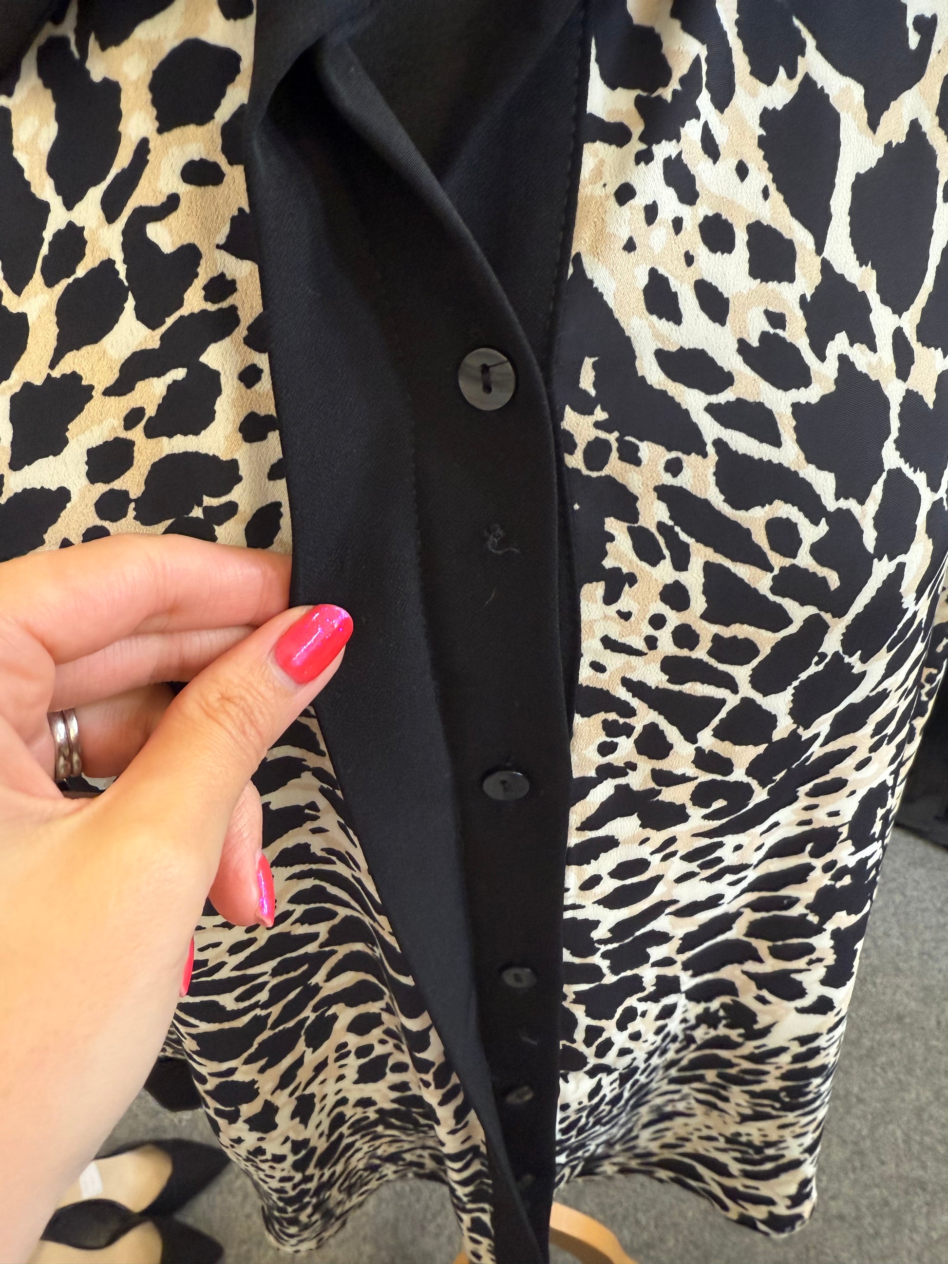 INCO animal print blouse