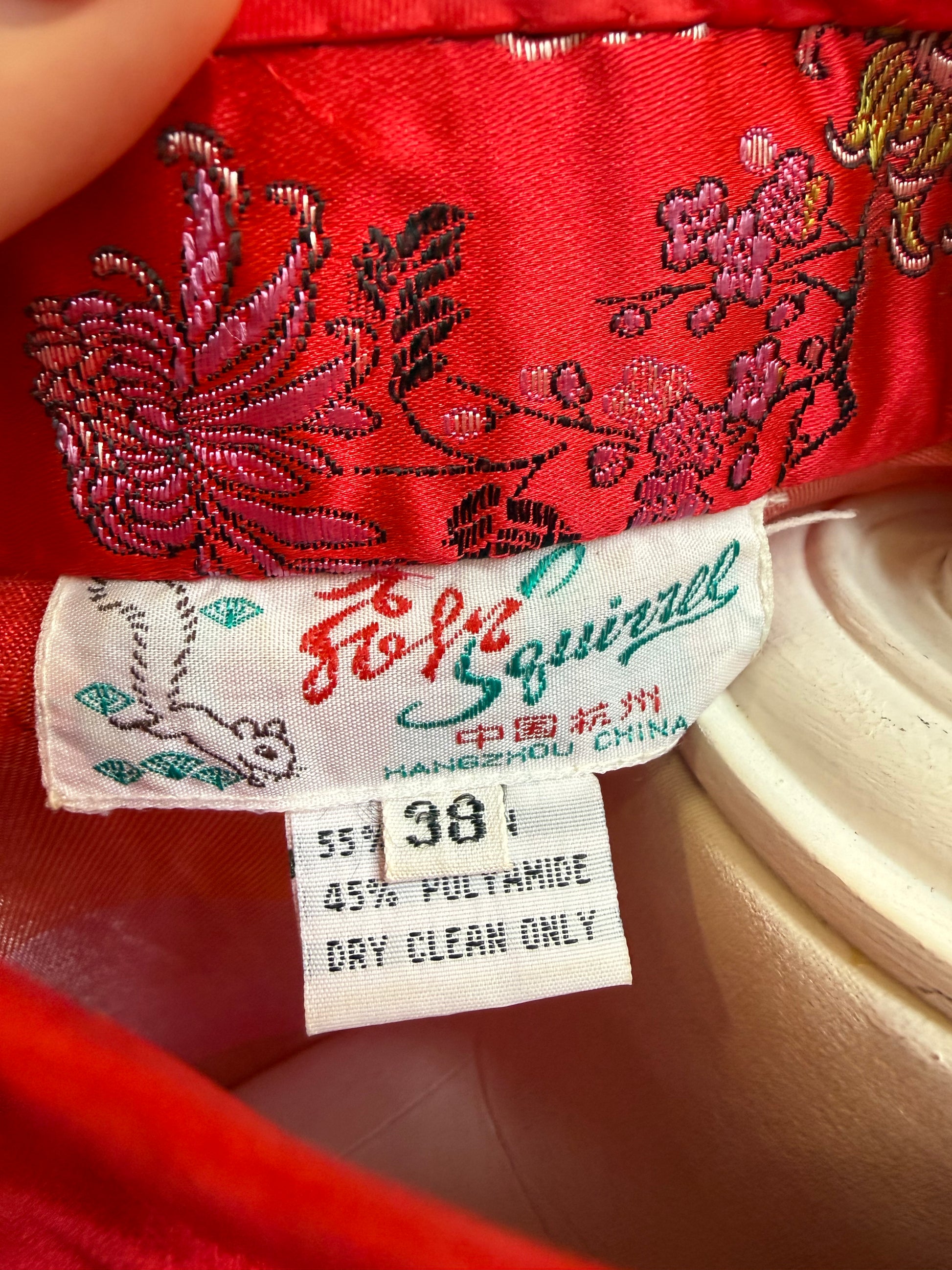 Vintage Chinese high neck top