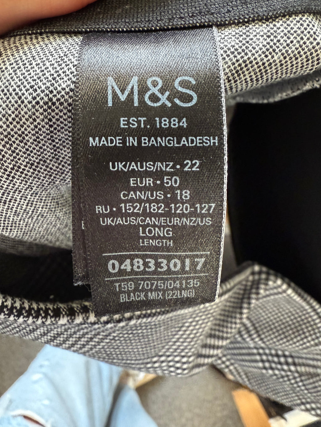 Marks and Spencer dogtooth mini skirt