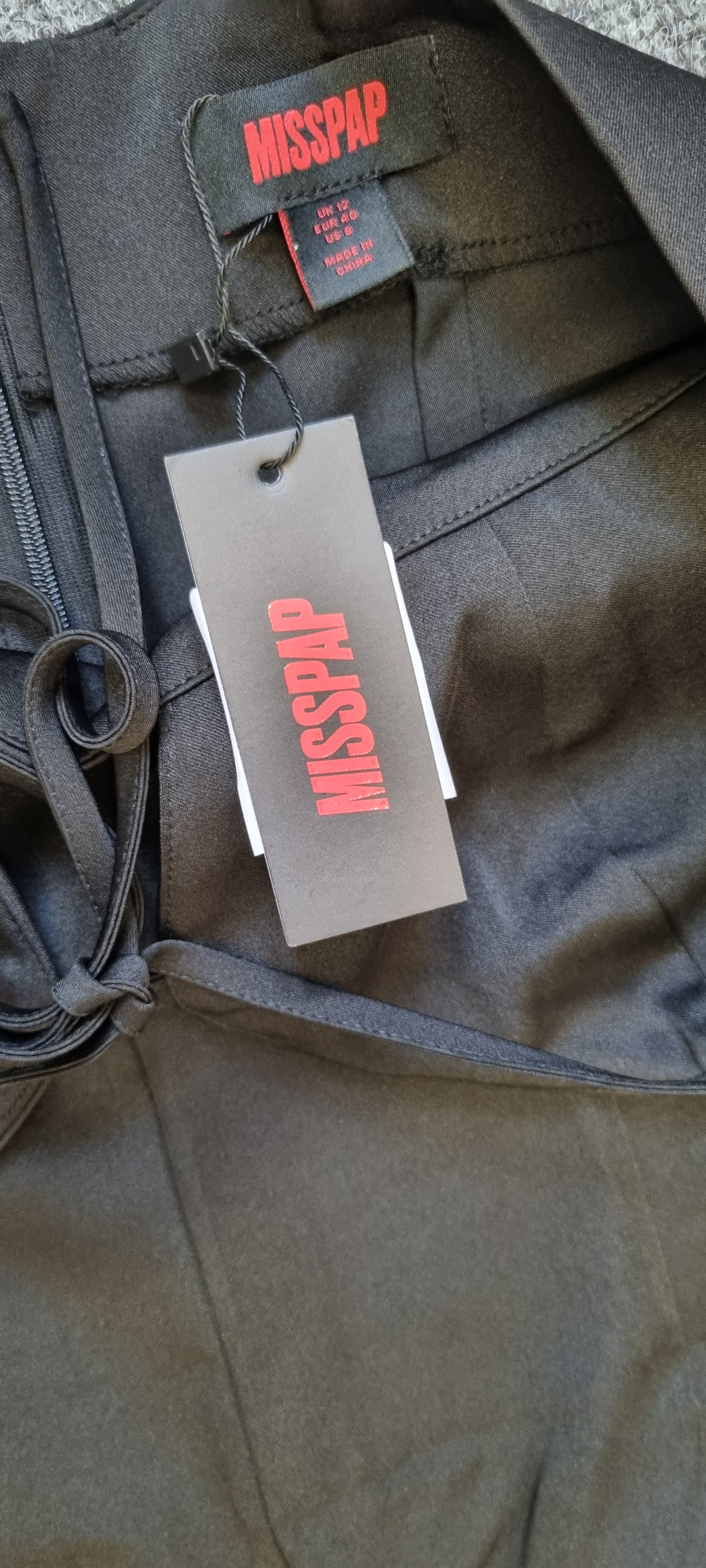 MissPap back halter neck wide legged jumpsuit (brand new with tags)