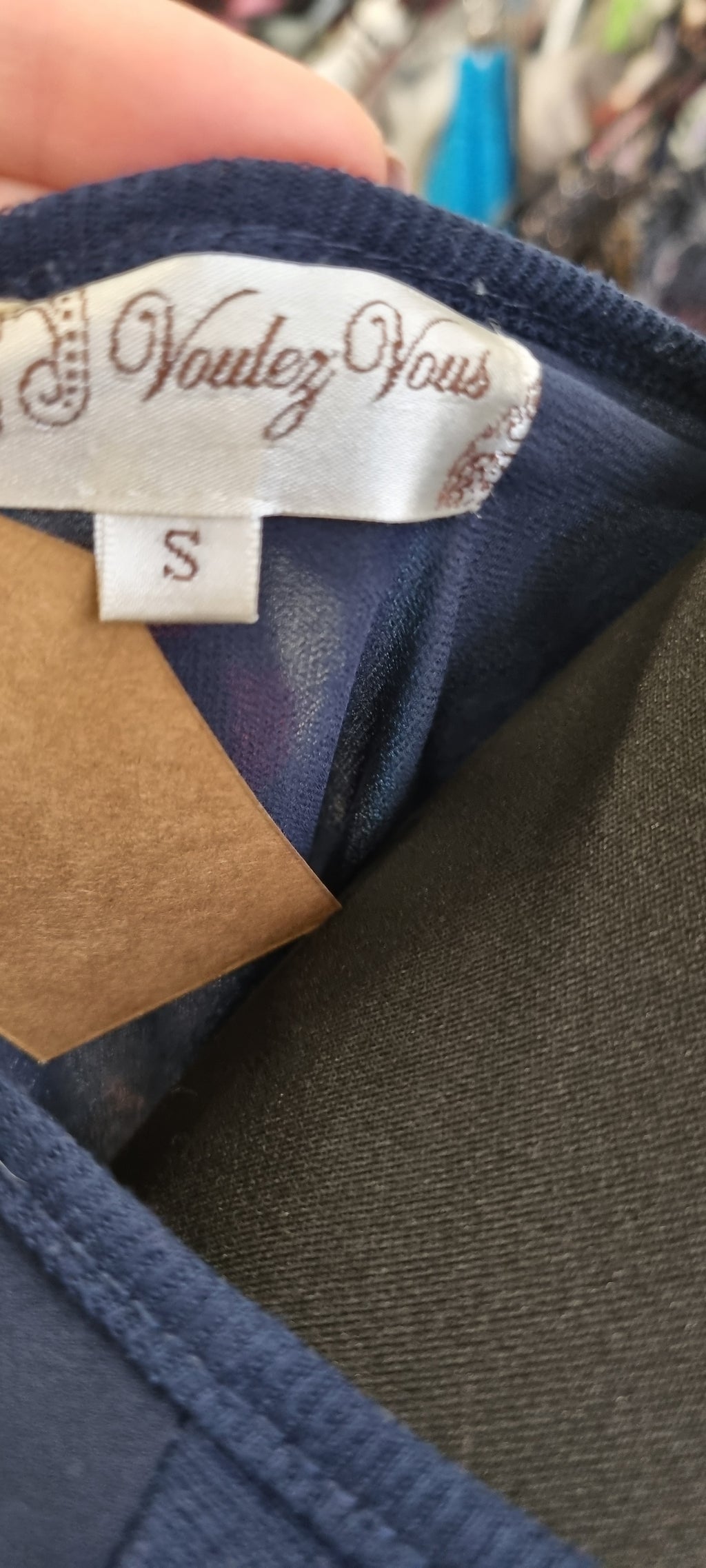 Stud detail short sleeve round neck top