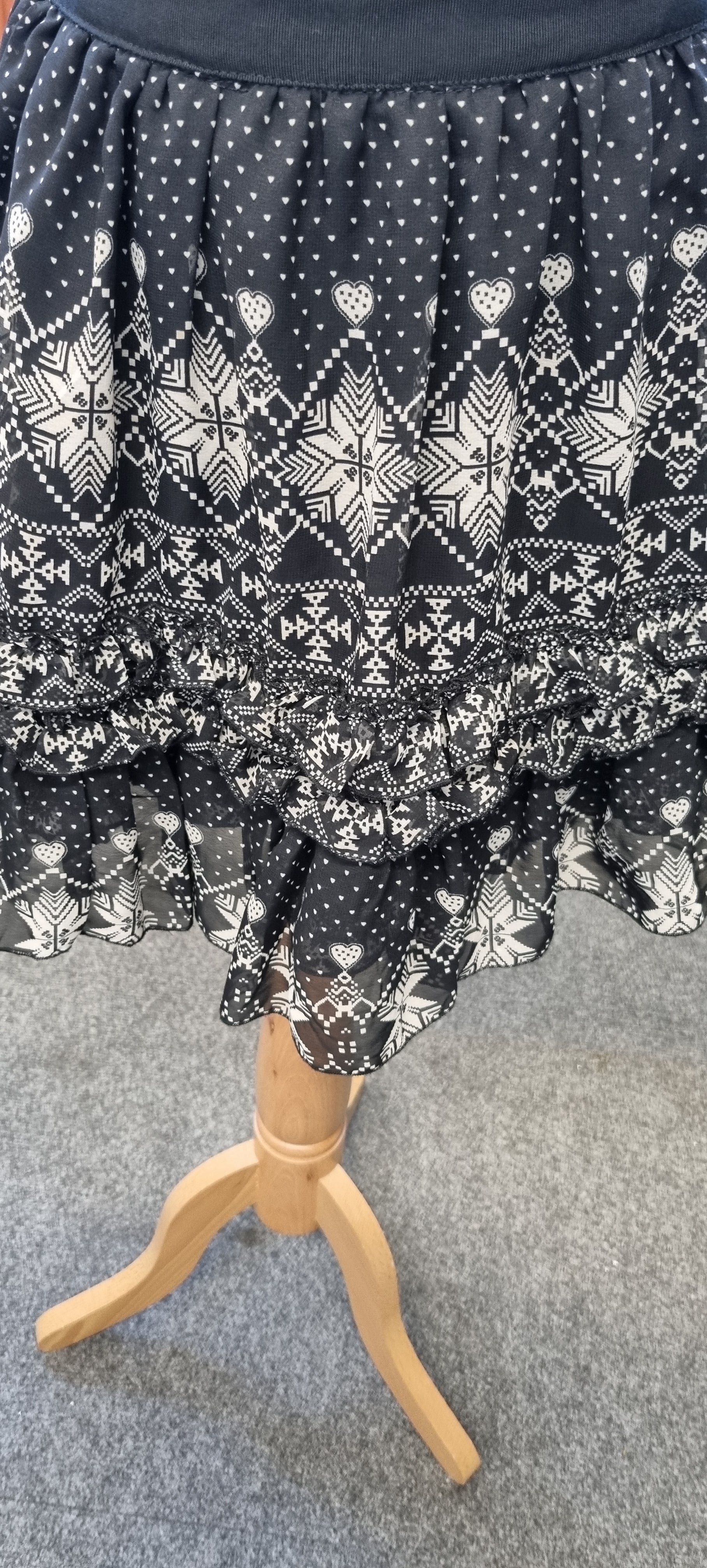 New Look layered ra-ra mini skirt