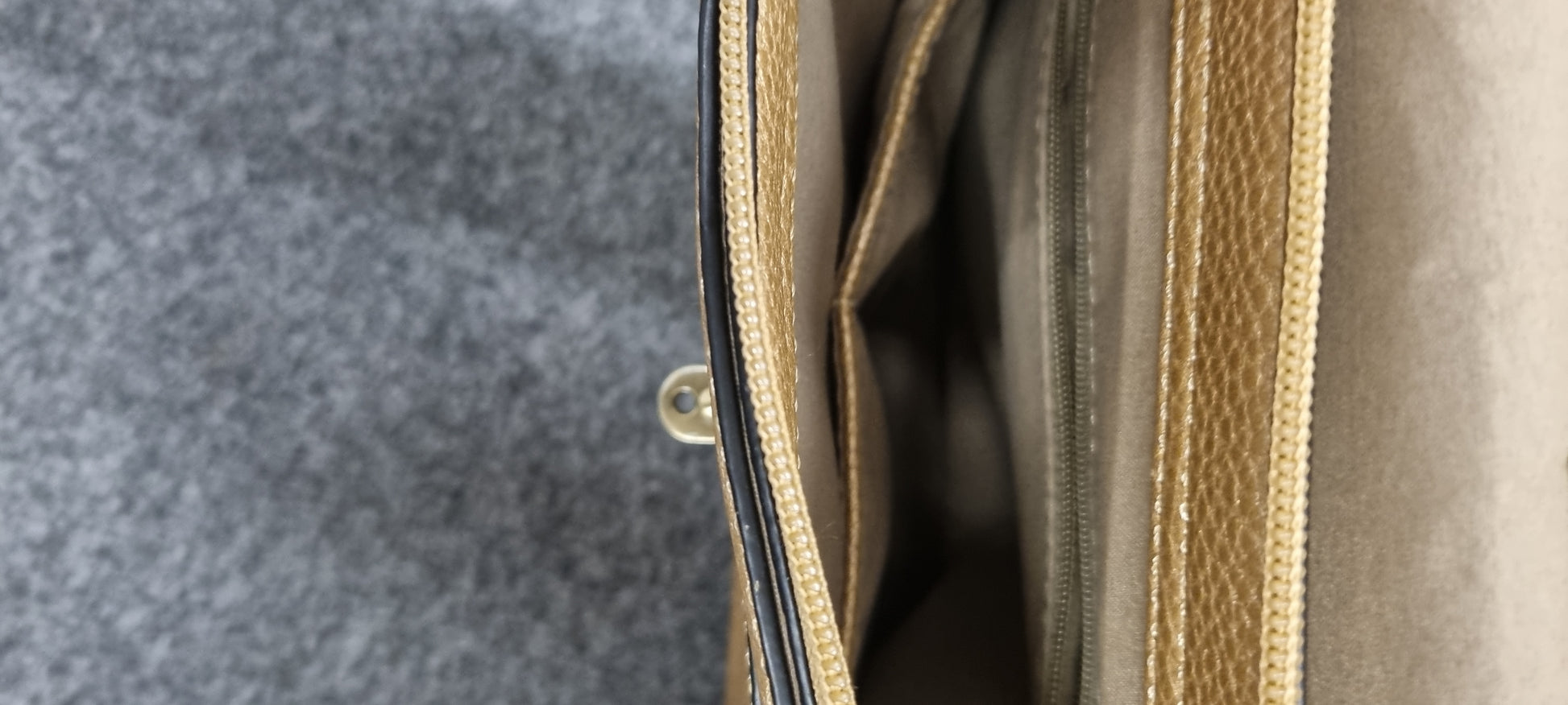 Brand new gold crossbody bag