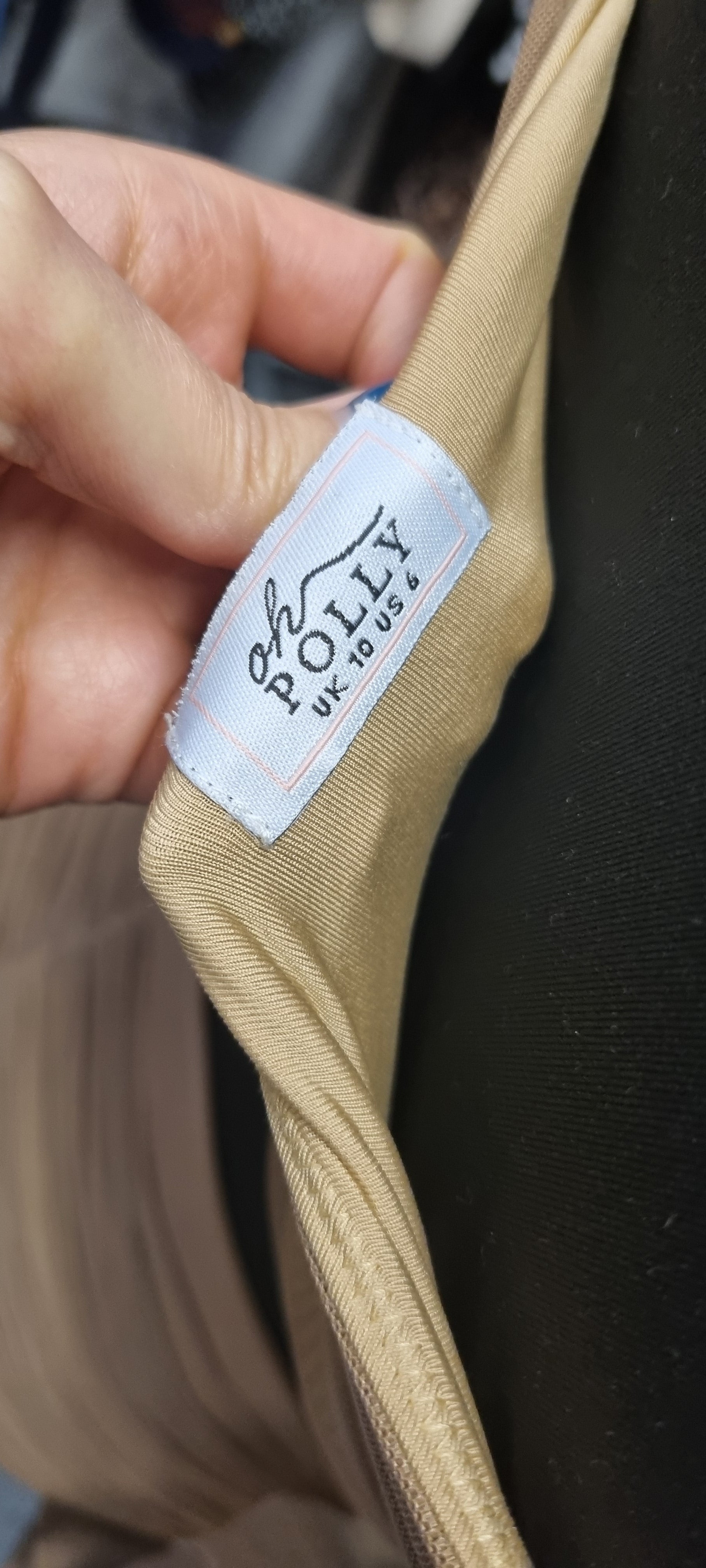 Oh Polly co-ord fitted beige set