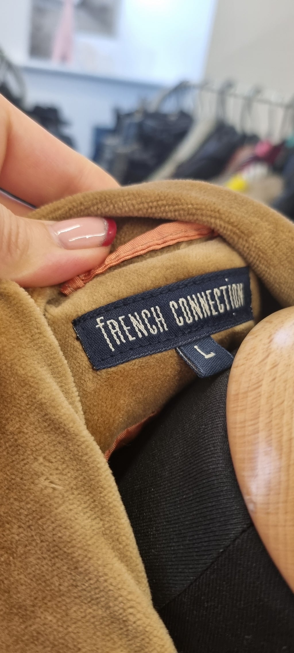 Vintage French Connection zip collared jacket