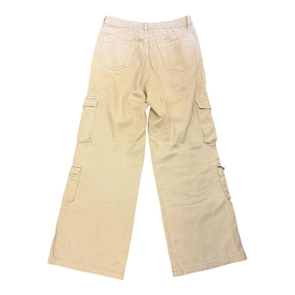 Primark beige wide leg cargos