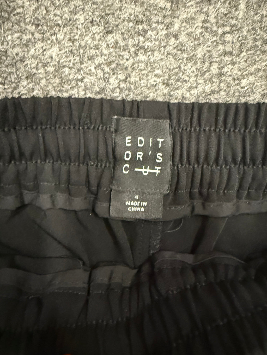 Editior’s Cut black wide leg trousers