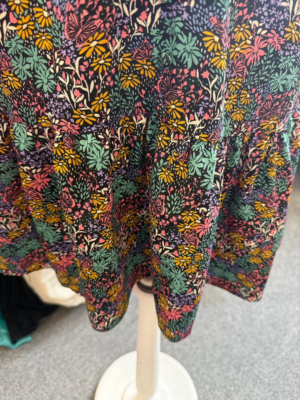 Next floral wrap mini dress