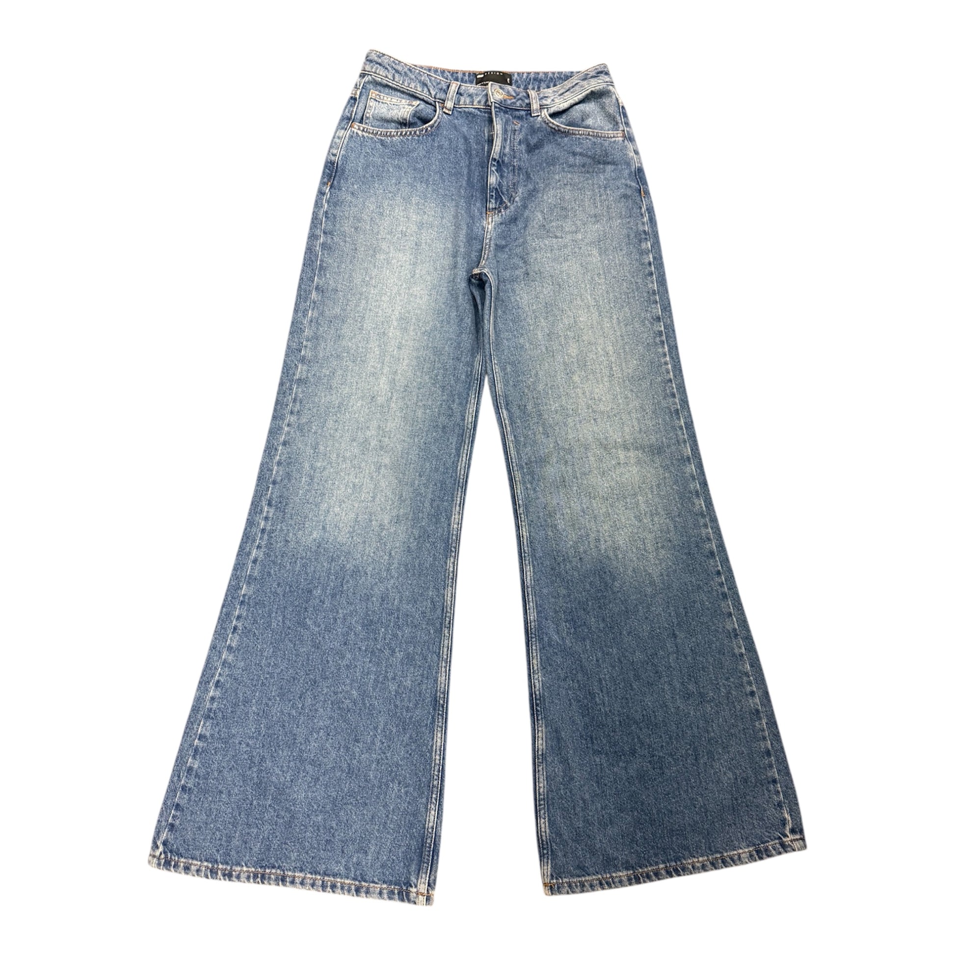 ASOS high rise wide leg jeans