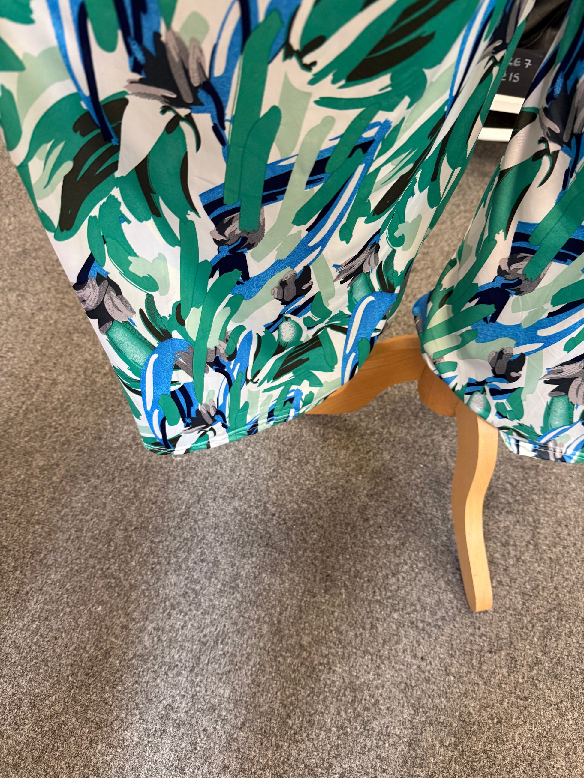 Tie shoulder wide leg jumpsuit with pockets