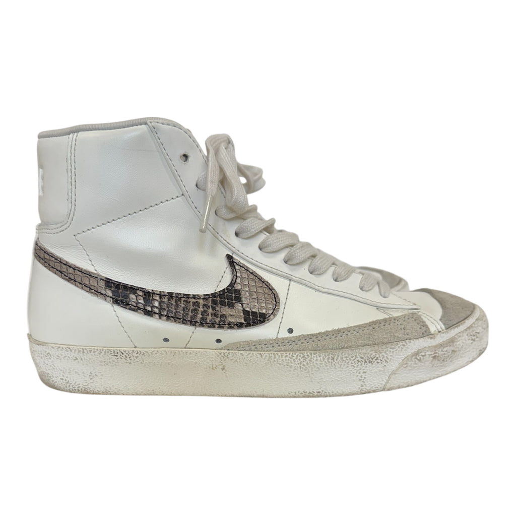 Nike snakeskin tick high tops