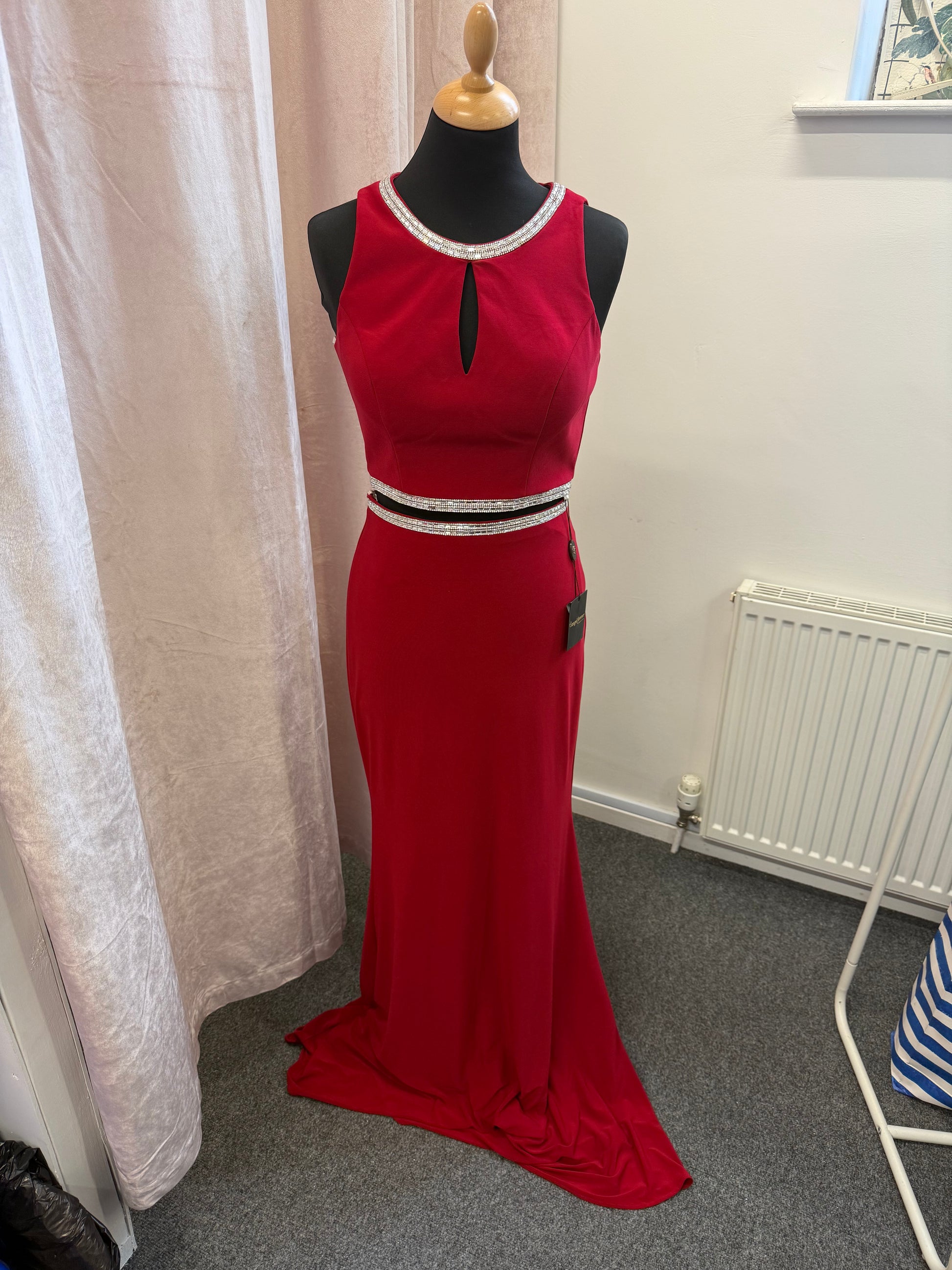 Deep Red two piece