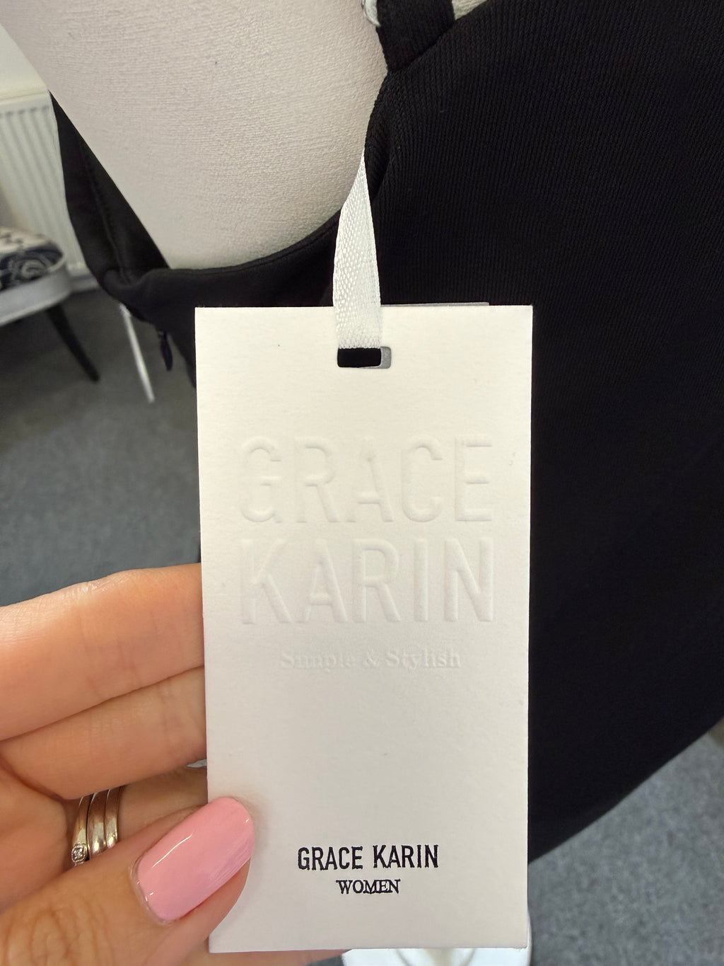 Grace & Karin black occasion dress