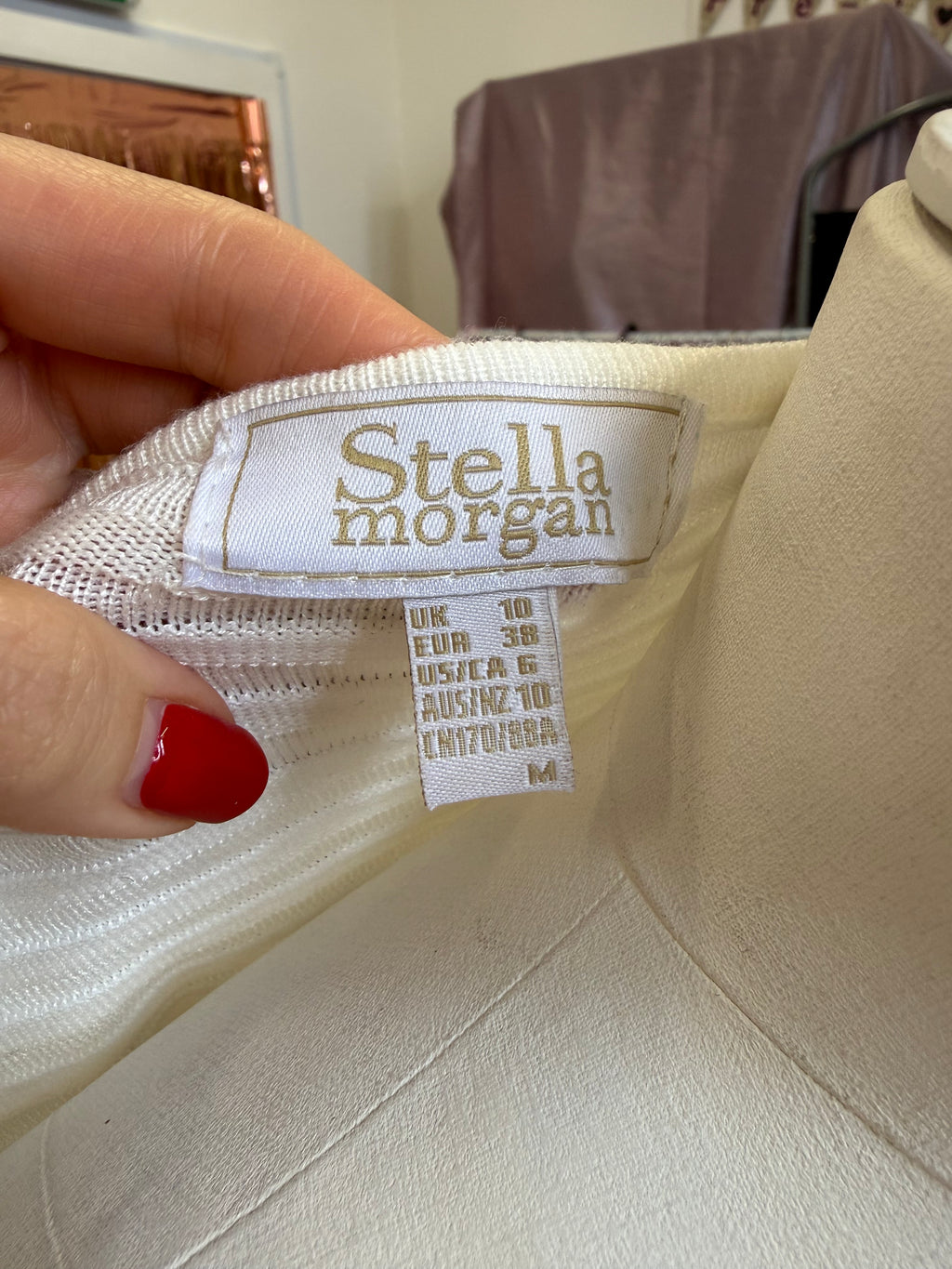 Stella Morgan stripe zip jumper
