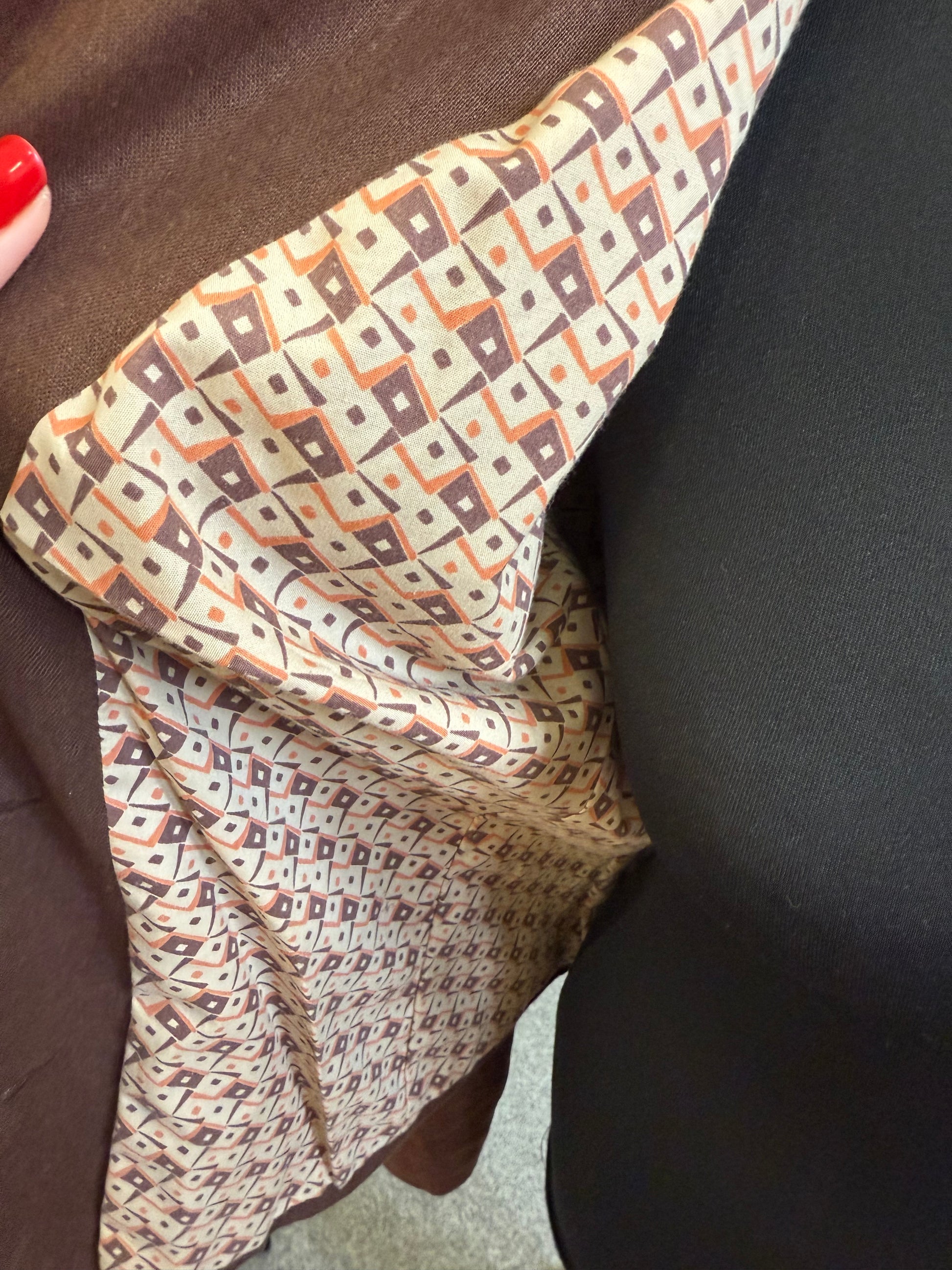 Topshop vintage fitted brown blazer