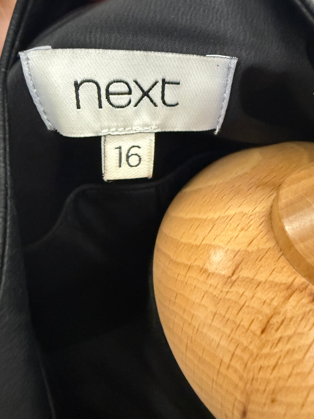 Next black zip bomber jacket