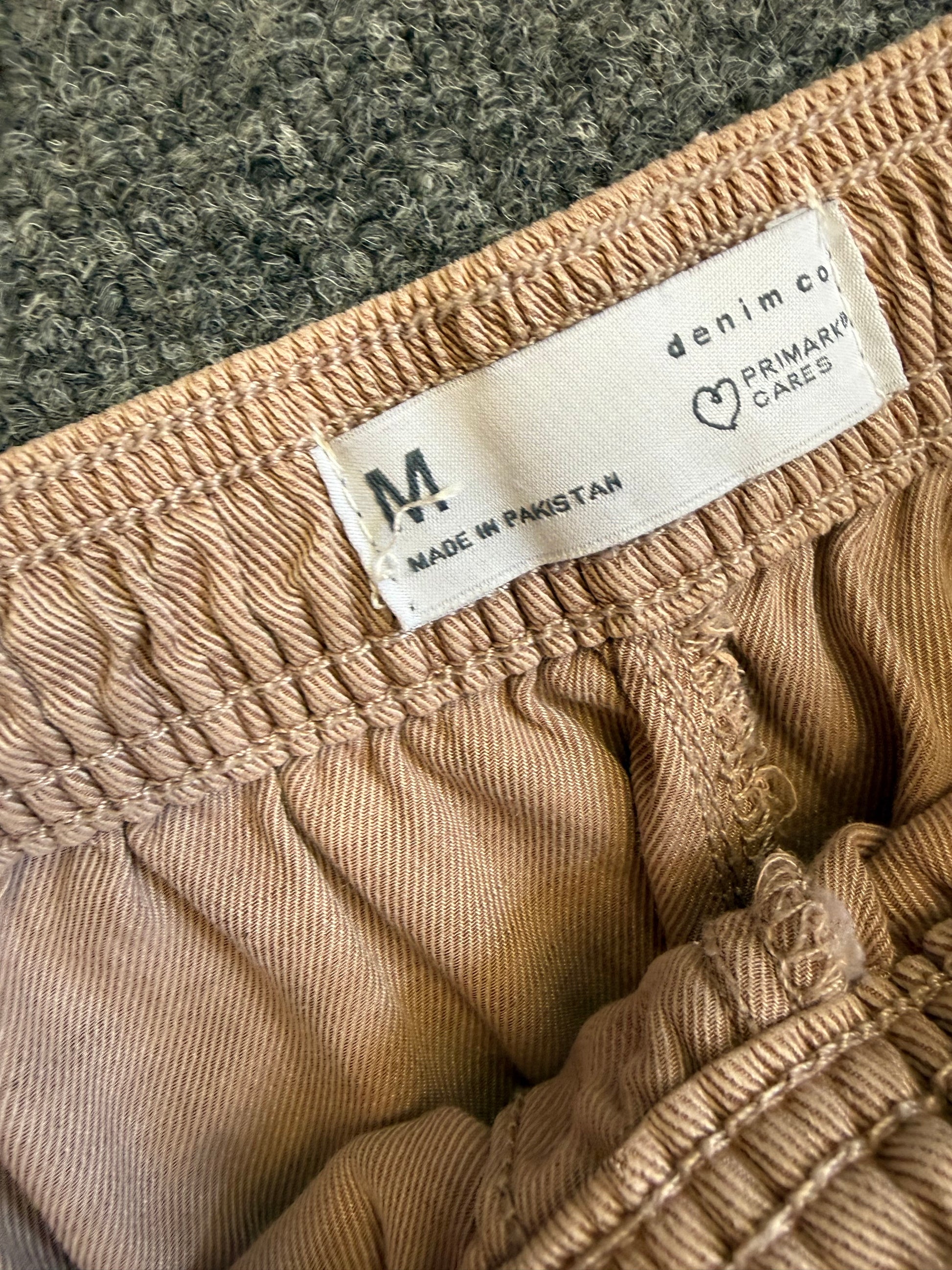 Primark light pink tapered casual trousers