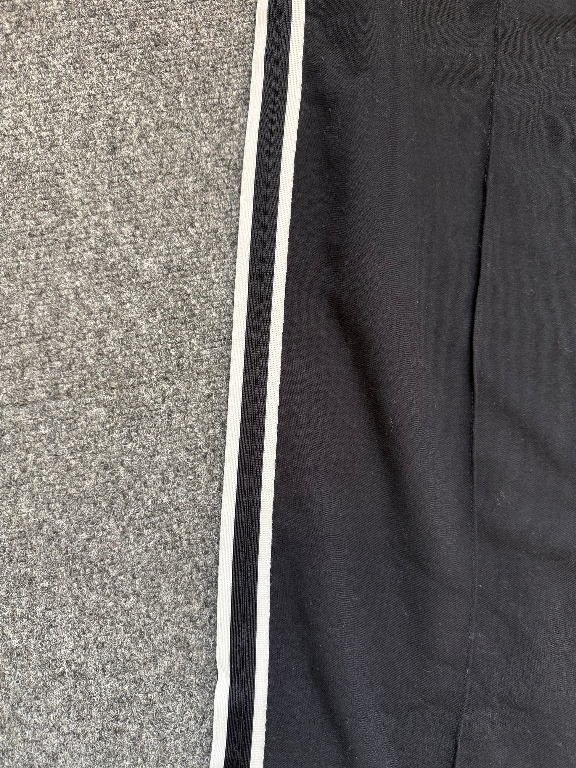 M&S black stripe detail wide leg trousers