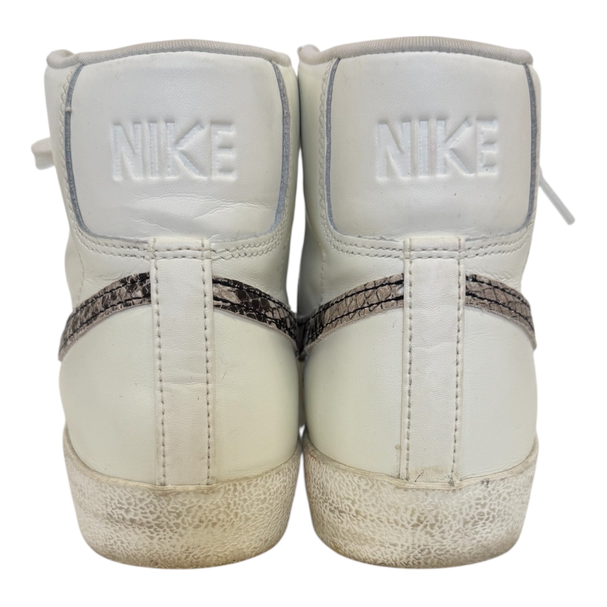 Nike snakeskin tick high tops